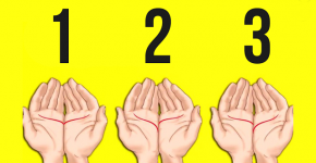 Соедините ладони и посмотрите на одну маленькую деталь