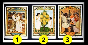 Вас ждет любовное послание, чтобы его получить выберите карту